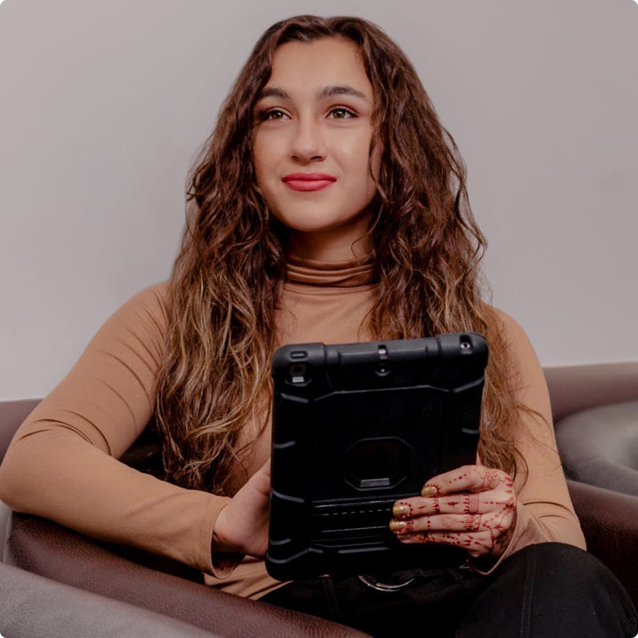 Happy patient at MG Plastic Surgery.